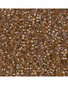 Miyuki Delica 11/0 DB1703 Copper Pearl Lined Chartruese