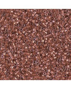 Miyuki Delica 11/0 DB1704 Copper Pearl Lined Pink Mist