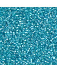 Miyuki Delica 11/0 DB1708 Mint Pearl Lined Ocean Blue