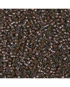 Miyuki Delica 11/0 DB1710 Copper Pearl Lined Olive