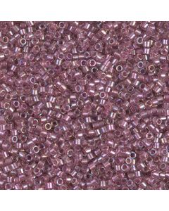 Miyuki Delica 11/0 DB1745 Sparkling Antique Rose Lined Crystal AB