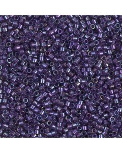 Miyuki Delica 11/0 DB1756 Sparkling Purple Lined Amethyst AB