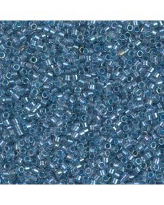 Miyuki Delica 11/0 DB1762 Sparkling Sky Blue Lined Crystal AB