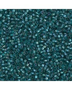 Miyuki Delica 11/0 DB1769 Sparkling Aqua Green Lined Teal AB