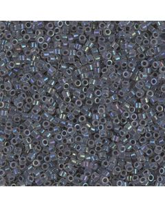 Miyuki Delica 11/0 DB1774 Gray Lined Opal AB
