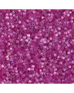 Miyuki Delica 11/0 DB1808 Dyed Fuschia Silk Satin