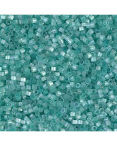 Miyuki Delica 11/0 DB1812 Dyed Light Aqua Green Silk Satin