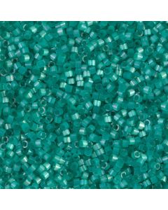 Miyuki Delica 11/0 DB1813 Dyed Aqua Green Silk Satin