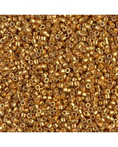 Miyuki Delica 11/0 DB1833 Duracoat® Galvanized Yellow Gold
