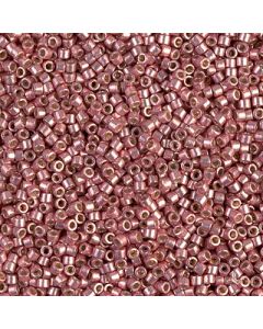 Miyuki Delica 11/0 DB1839 Duracoat® Galvanized Dark Coral