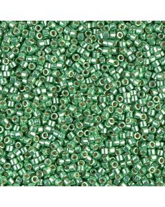 Miyuki Delica 11/0 DB1844 Duracoat® Galvanized Dark Mint Green