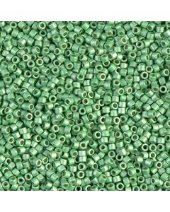 Miyuki Delica 11/0 DB1844F Duracoat® Galvanized Matte Dark Mint Green