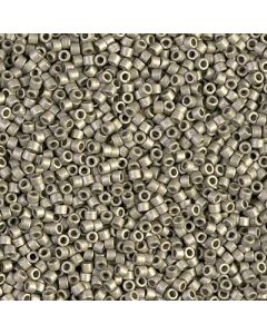 Miyuki Delica 11/0 DB1851F Duracoat® Galvanized Matte Light Pewter