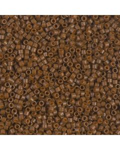 Miyuki Delica 11/0 DB2142 Duracoat® Dyed Opaque Cognac