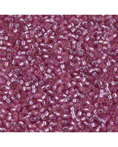 Miyuki Delica 11/0 DB2156 Duracoat® Dyed Silver Lined Orchid