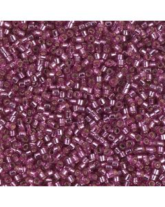 Miyuki Delica 11/0 DB2162 Duracoat® Dyed Silver Lined Hydrangea