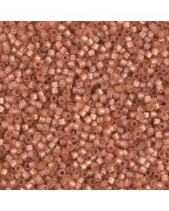 Miyuki Delica 11/0 DB2172 Duracoat® Dyed Semi-Matte S/L Rose Copper