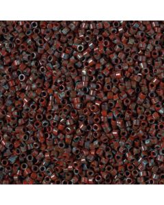 Miyuki Delica 11/0 DB2263 Opaque Red Picasso