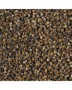 Miyuki Delica 11/0 DB2267 Opaque Brown Picasso