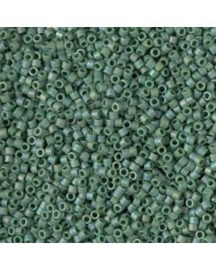 Miyuki Delica 11/0 DB2311 Matte Opaque Glazed Turtle Green AB
