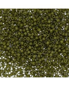 Miyuki Delica 11/0 DB2357 Duracoat® Opaque Dyed Olive