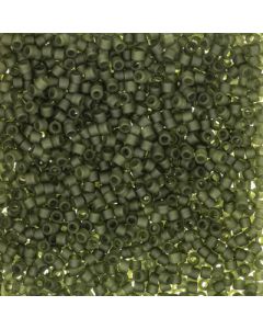 Miyuki Delica 11/0 DB2404 Matte Transparent Dark Olive