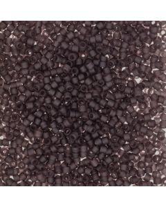 Miyuki Delica 11/0 DB2405 Matte Transparent Dark Smoky Amethyst