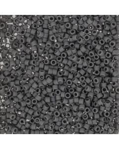 Miyuki Delica 11/0 DB2409 Matte Opaque Charcoal