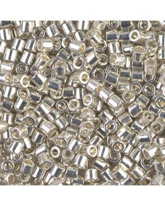 Miyuki Delica 8/0 DBL0035 Galvanized Silver