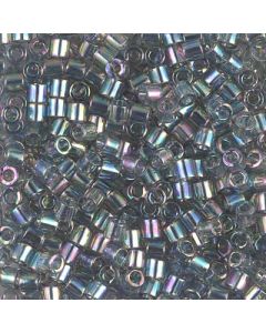 Miyuki Delica 8/0 DBL0107 Transparent Gray Rainbow Gold Luster