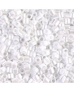 Miyuki Delica 8/0 DBL0201 Opaque Pearl White Luster