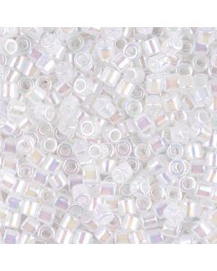 Miyuki Delica 8/0 DBL0222 White Opal AB