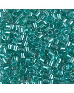 Miyuki Delica 8/0 DBL0904 Sparkling Aqua Green Lined Crystal