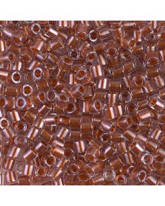 Miyuki Delica 8/0 DBL0915 Sparkling Ginger Lined Crystal