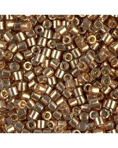 Miyuki Delica 8/0 DBL1834 Duracoat® Galvanized Champagne