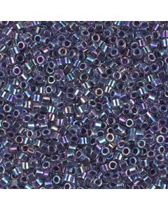 Miyuki Delica 10/0 DBM0059 Amethyst Lined Crystal AB