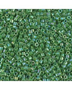 Miyuki Delica 10/0 DBM0163 Opaque Green AB