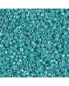 Miyuki Delica 10/0 DBM0166 Opaque Turquoise Green AB