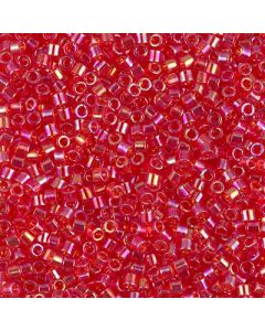 Miyuki Delica 10/0 DBM0172 Transparent Red AB