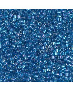 Miyuki Delica 10/0 DBM0177 Transparent Capri Blue AB