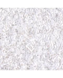 Miyuki Delica 10/0 DBM0201 Opaque Pearl White Luster