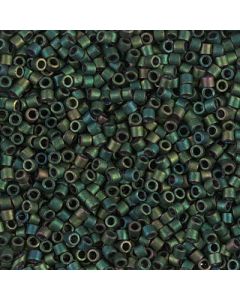 Miyuki Delica 10/0 DBM0327 Matte Metallic Dark Green Iris