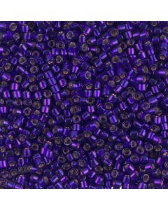 Miyuki Delica 10/0 DBM0610 Dyed Silver Lined Dark Violet