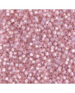 Miyuki Delica 10/0 DBM0624 Dyed Light Rose Silver Lined Alabaster 