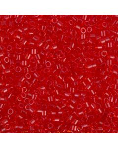 Miyuki Delica 10/0 DBM0704 Transparent Red Orange