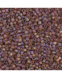 Miyuki Delica 10/0 DBM0853 Matte Transparent Dark Topaz AB