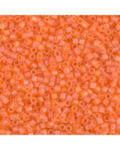 Miyuki Delica 10/0 DBM0855 Matte Transparent Orange AB