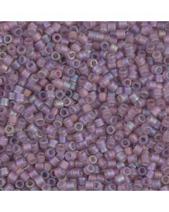 Miyuki Delica 10/0 DBM0857 Matte Transparent Smoky Amethyst AB