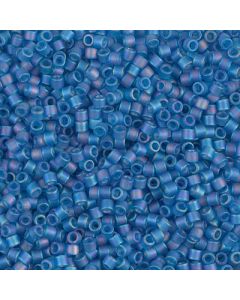 Miyuki Delica 10/0 DBM0862 Matte Transparent Capri Blue AB