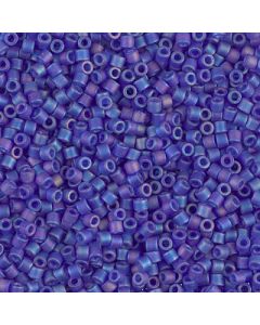 Miyuki Delica 10/0 DBM0864 Matte Transparent Cobalt AB